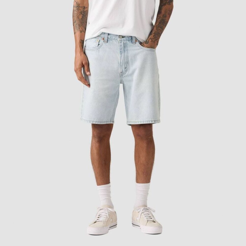 Levi's Men's 454 Relaxed Fit 10" Shorts - Light Blue Denim 34